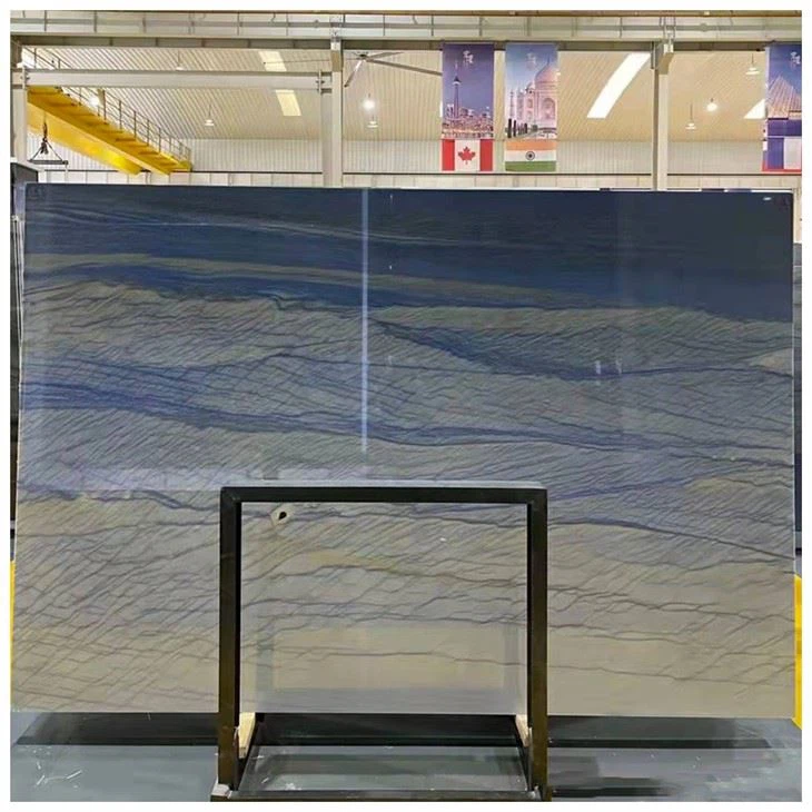 Azul Macaubas Blue Quartzite Slab