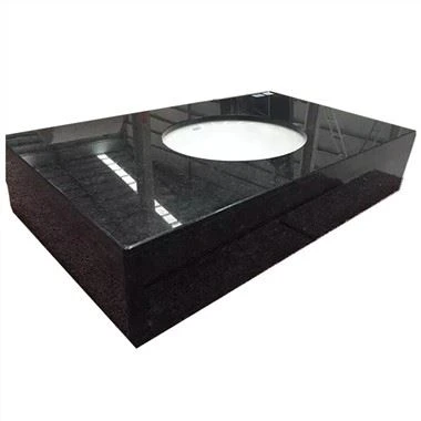 Tapa de lavabo de granit negre d'Angola