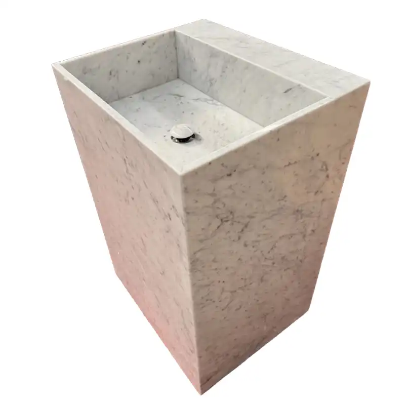 Pica de pedestal de marbre de Carrara