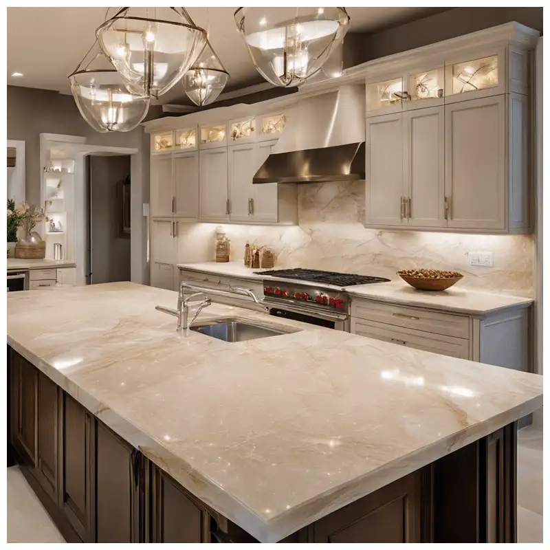 Taj Mahal Quartzite Kitchen Island Tops Designs Taj Mahal Quartzite Kitchen Island Tops Designs