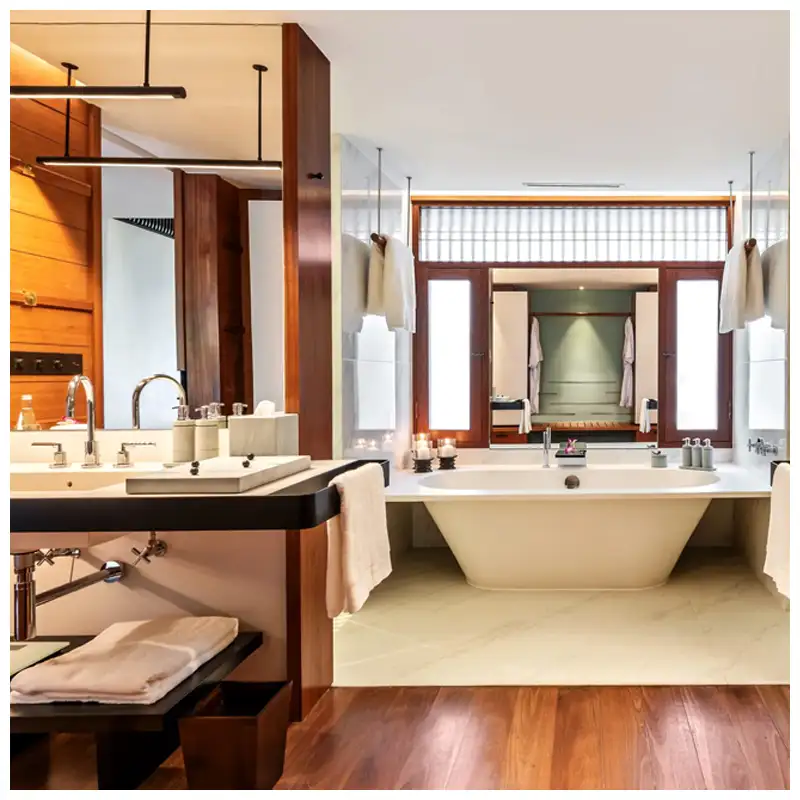 Bany Vanity Room-Tipus d'horari per a hotels i residències multi-unitats