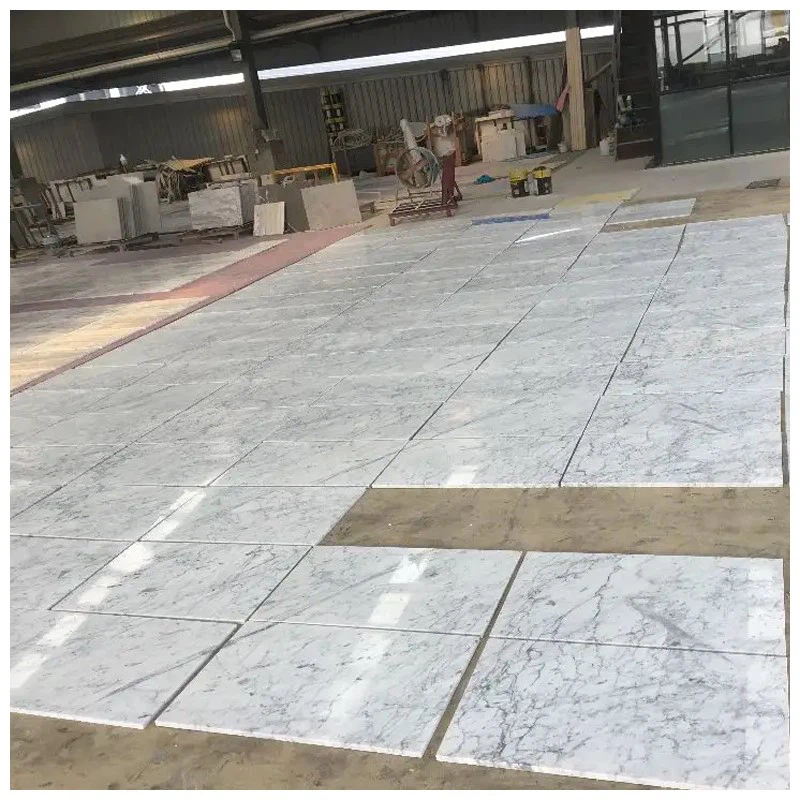 Bianco Carrara Venato White Marble Flooring Tiles Bianco Carrara Venato White Marble Flooring Tiles