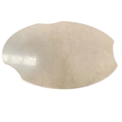 Taula auxiliar de marbre beix