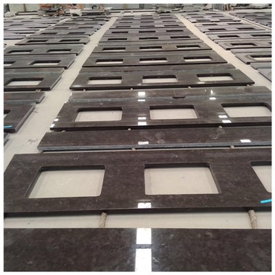 Taulells de bany de granit marró